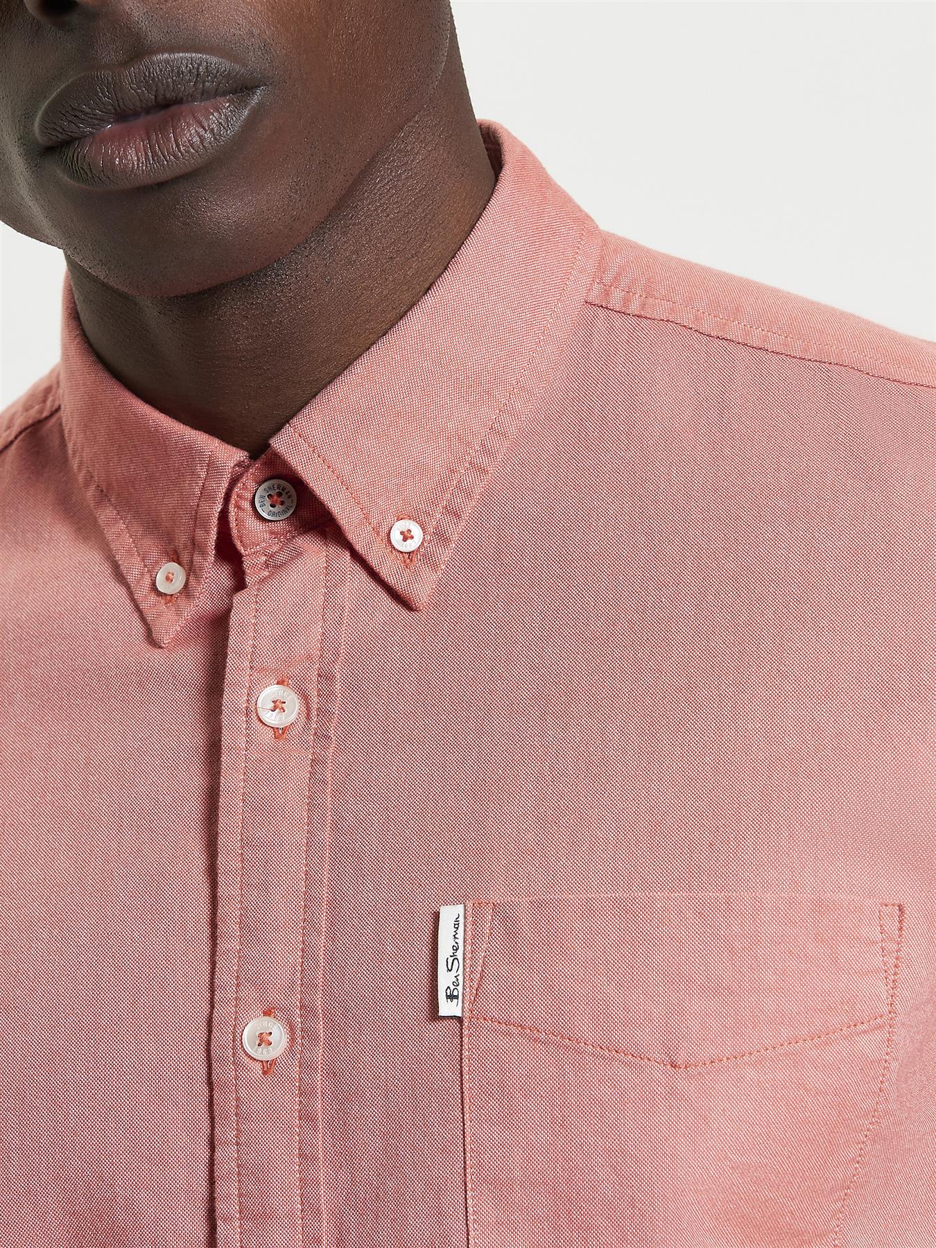 Ben Sherman Signature Oxford Short Sleeve Shirt For Men in 2 Colours, 2XL-5XL