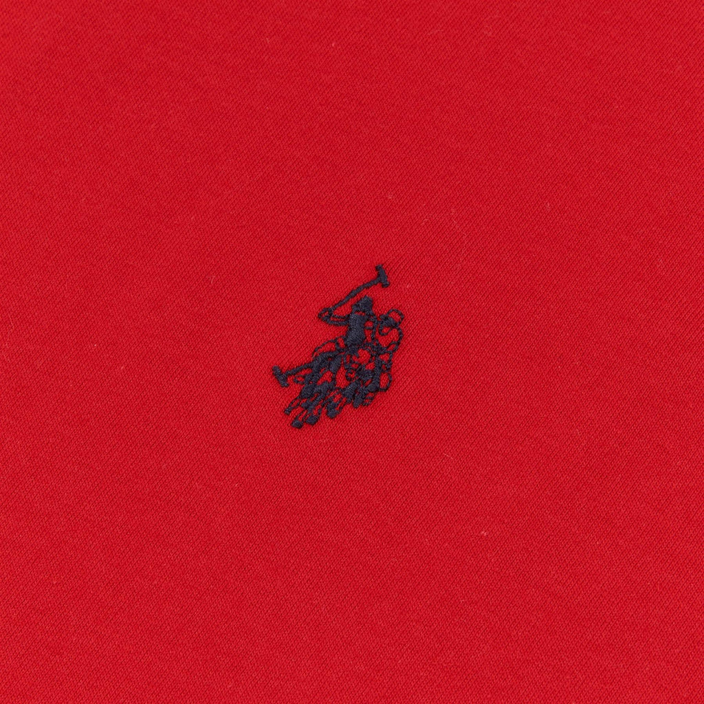 Men U.S. Polo Assn. Uspa Pure Cotton Plain T-Shirt With Small Logo