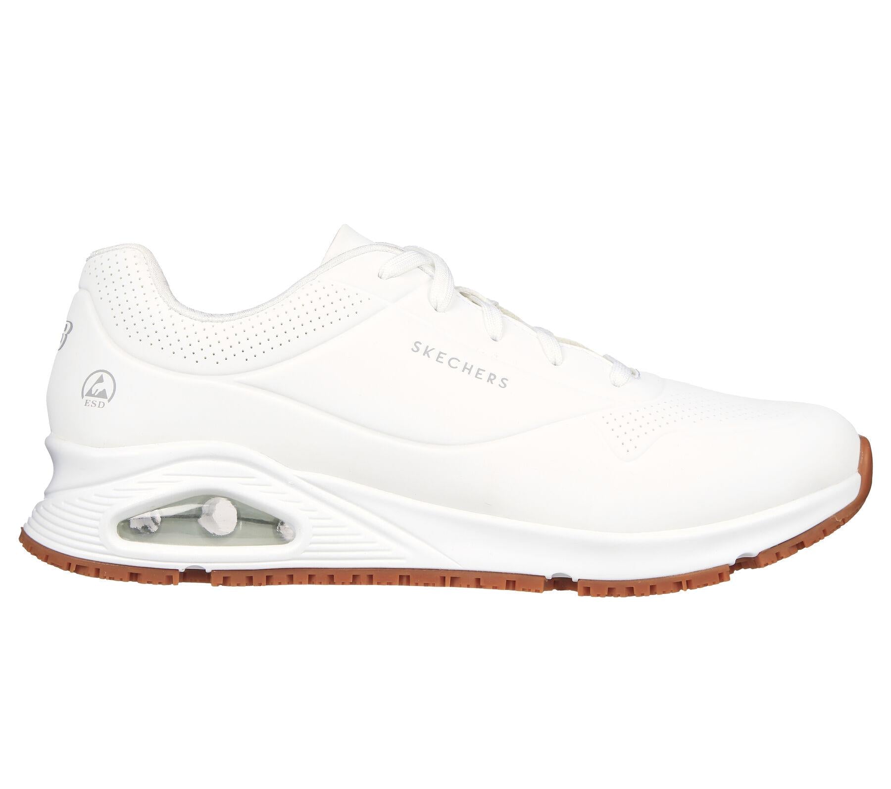 Skechers (200054EC) Men's Work Relaxed Fit: Uno SR - Sutal Shoes in 2 Colours 8 to 13