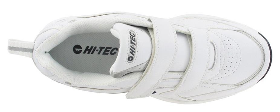 Hi Tec Men's Blast Lite EZ Touch Strap Walking/Running Trainers in White