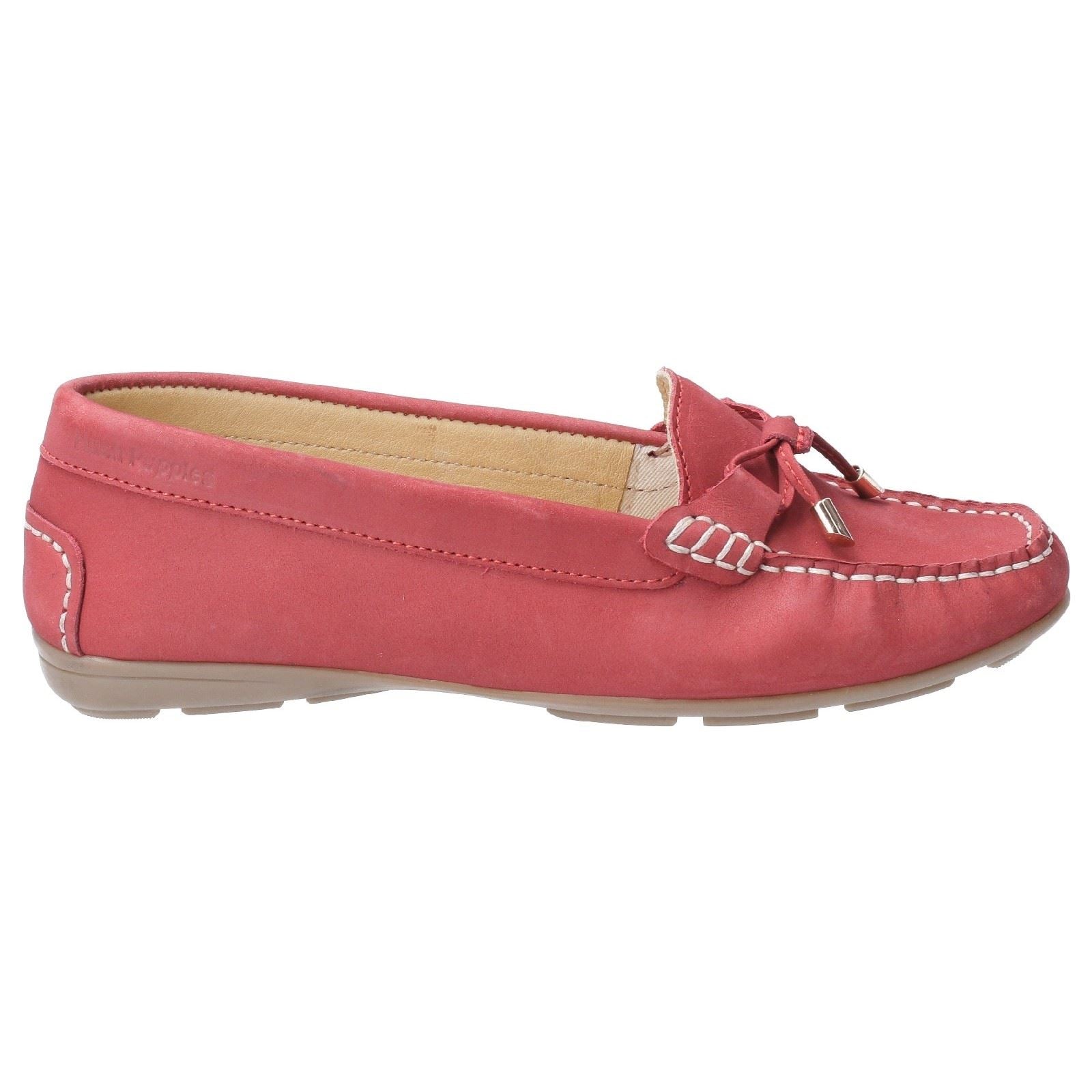 Hush Puppies Maggie Slip On Toggle Ladies Shoes in Red