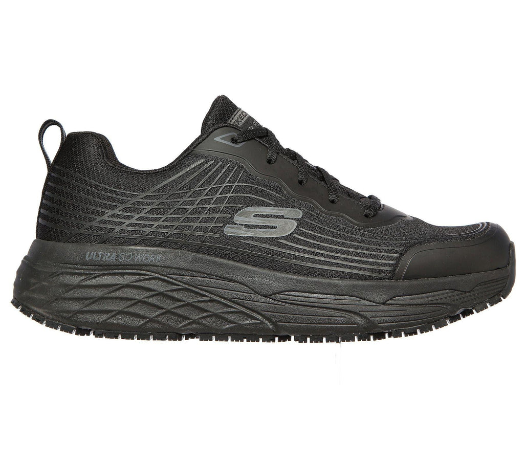 Skechers (200021EC) Mens Occupational Footwear Skechers Work Relaxed Fit Black 8 to 12