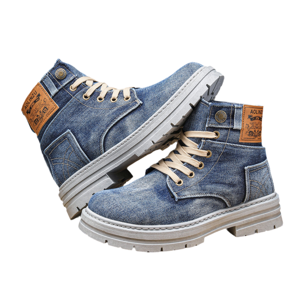 High-top Board Shoe Denim Casual