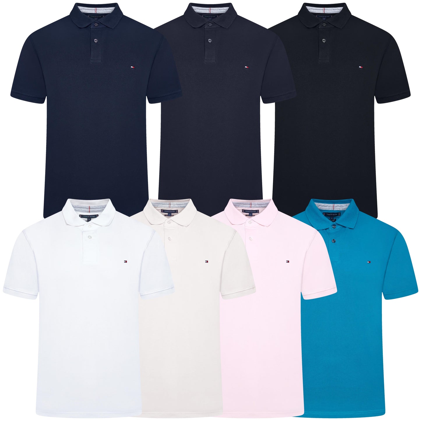 Tommy Hilfiger 1985 Men's Pique Polo Shirt Cotton Regular Fit S–2XL