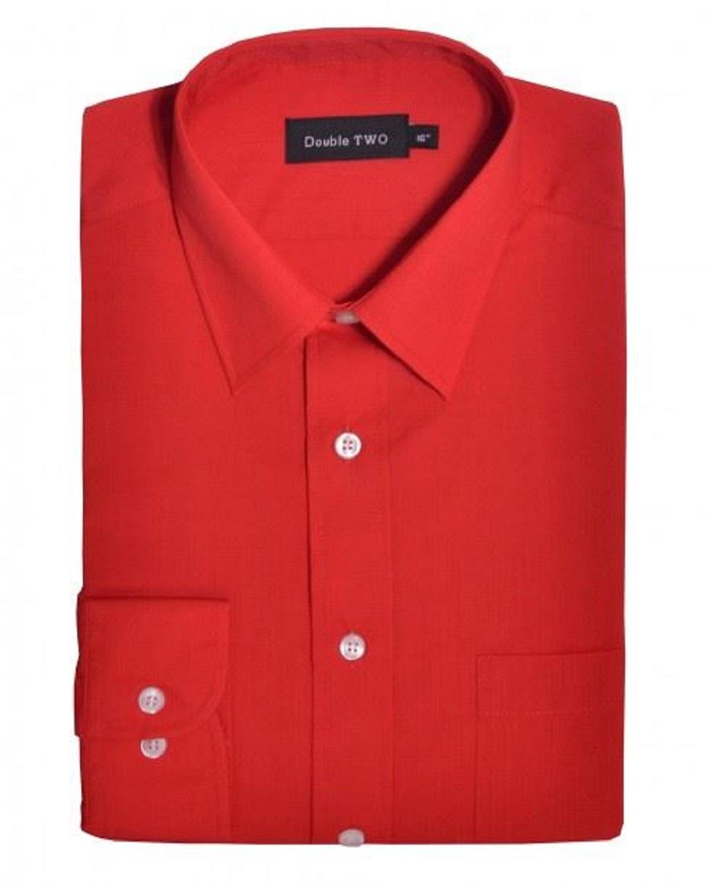 Double Two Men's Classic Fit Cotton Blend Long Sleeve Shirt (3300) in Size 14.5 to 18, For other sizes please search 3300