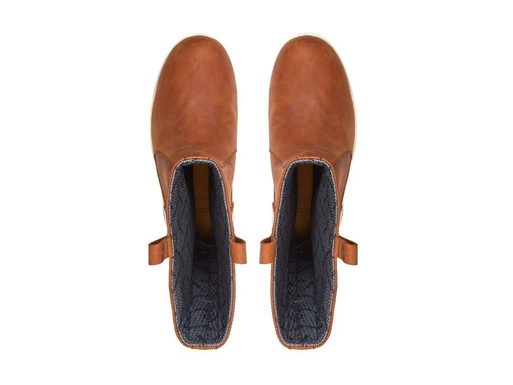 Chatham Men's Solor G2 Leather Sailing Deck Boot in Walnut 5 to 12