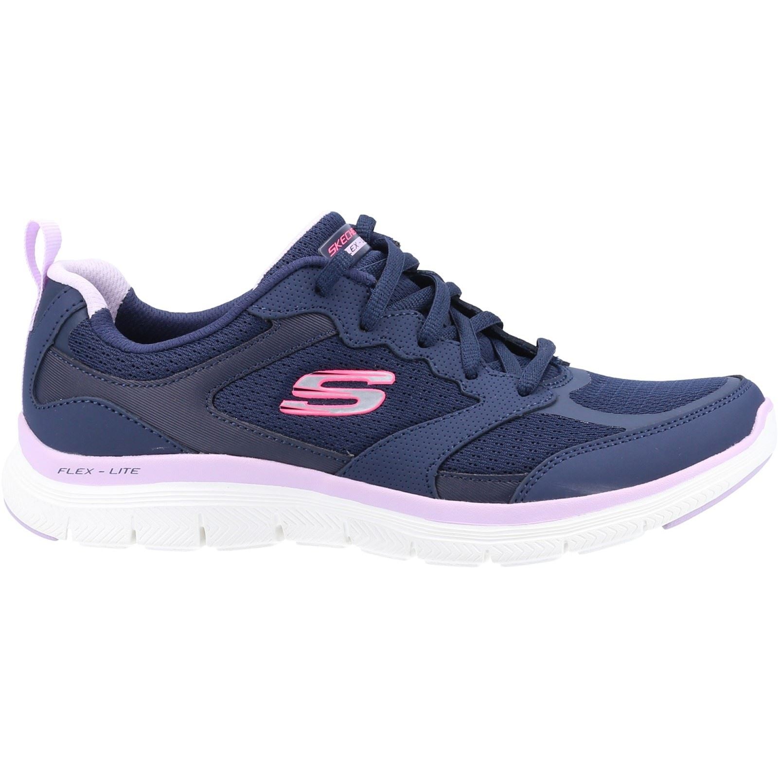 Skechers Flex Appeal 4.0 Active Flow Sport Shoes Ladies Sports in Navy