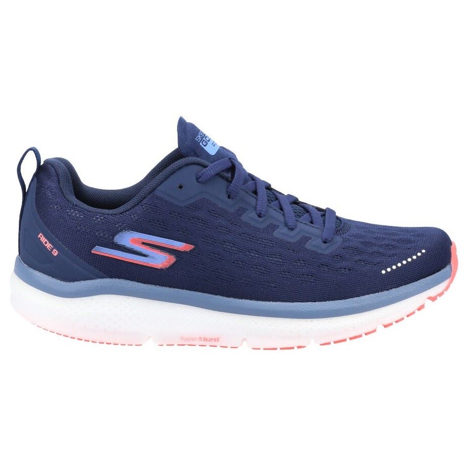 Skechers (GAR172005) Women's Go Run Ride 9 Sports Shoes in 2 Colour Options 3 to 8