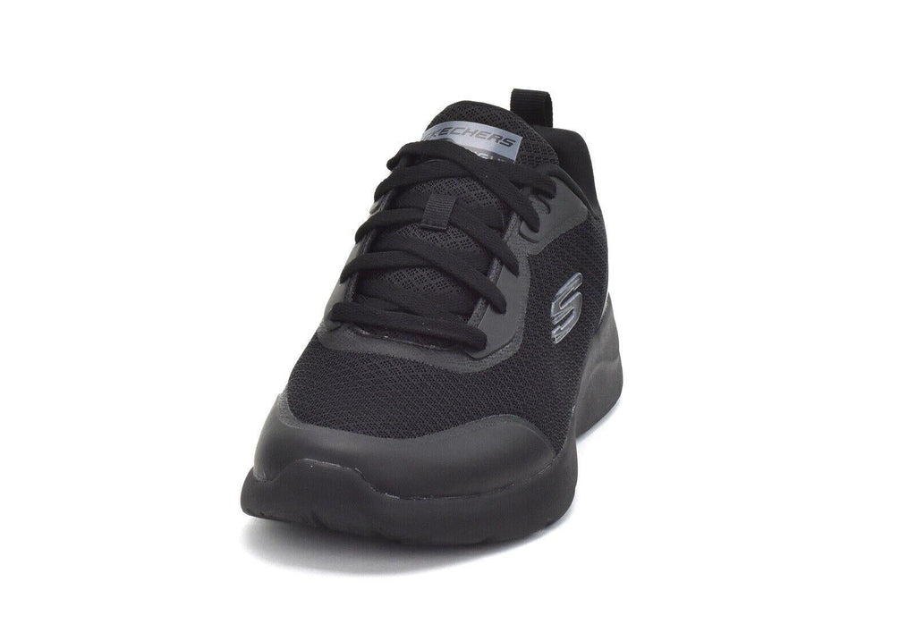 Men's Skechers Dynamight 2.0 Full Pace All Black Trainers Shoes