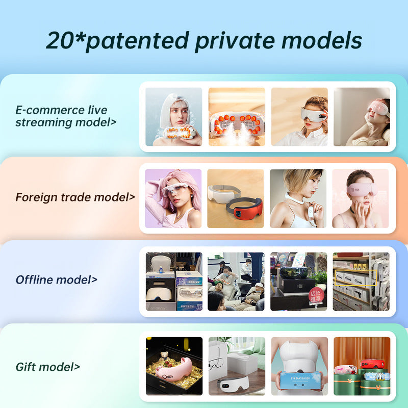 Electric Eye Steam Massager Nano Steam Eye Mask Hot Compress Glasses Steamer Bluetooth Relief Dry Eye Fatigue Dark Circles Tired