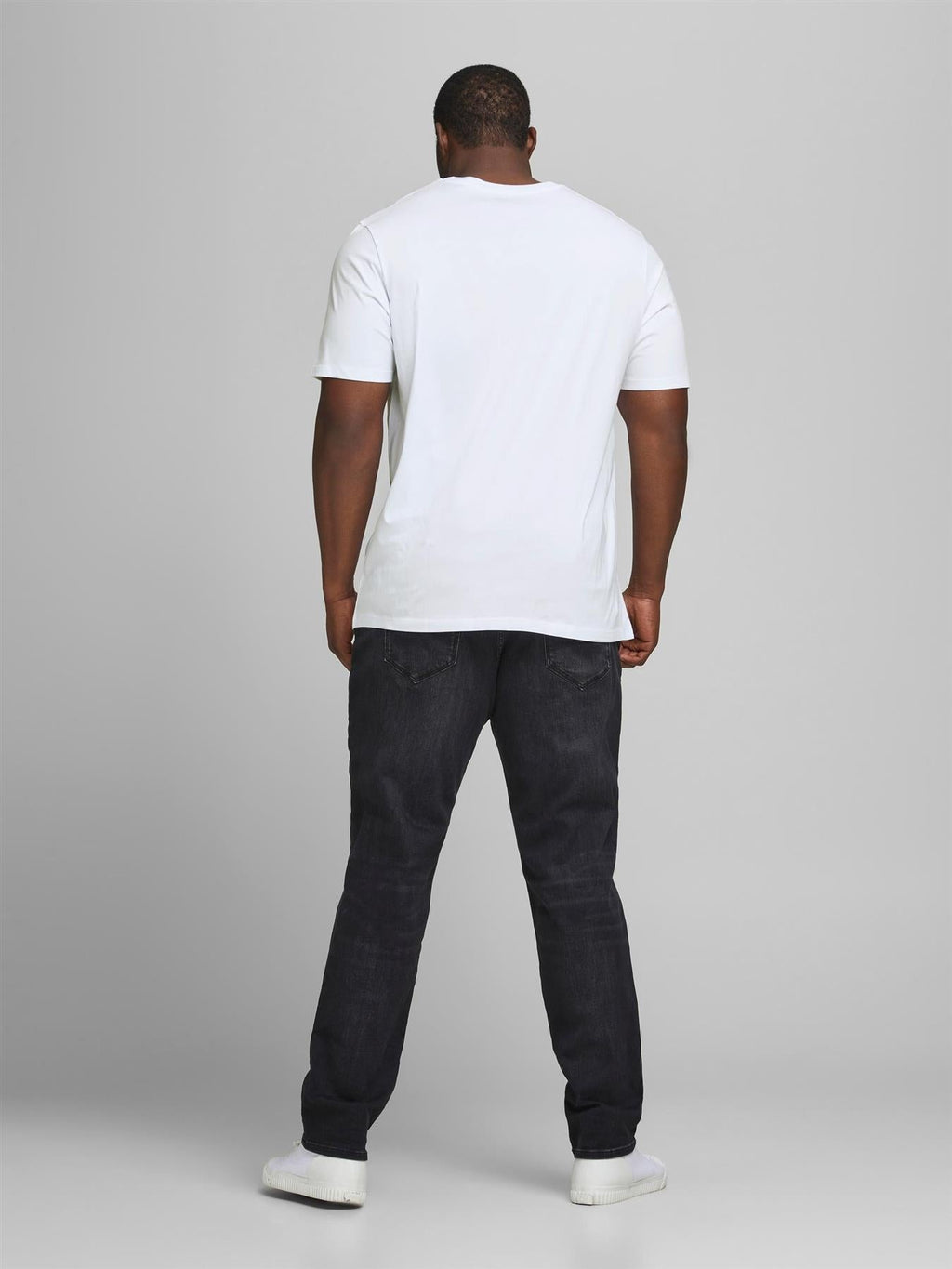 Jack & Jones Mens Plus Corp Logo Printed Tee