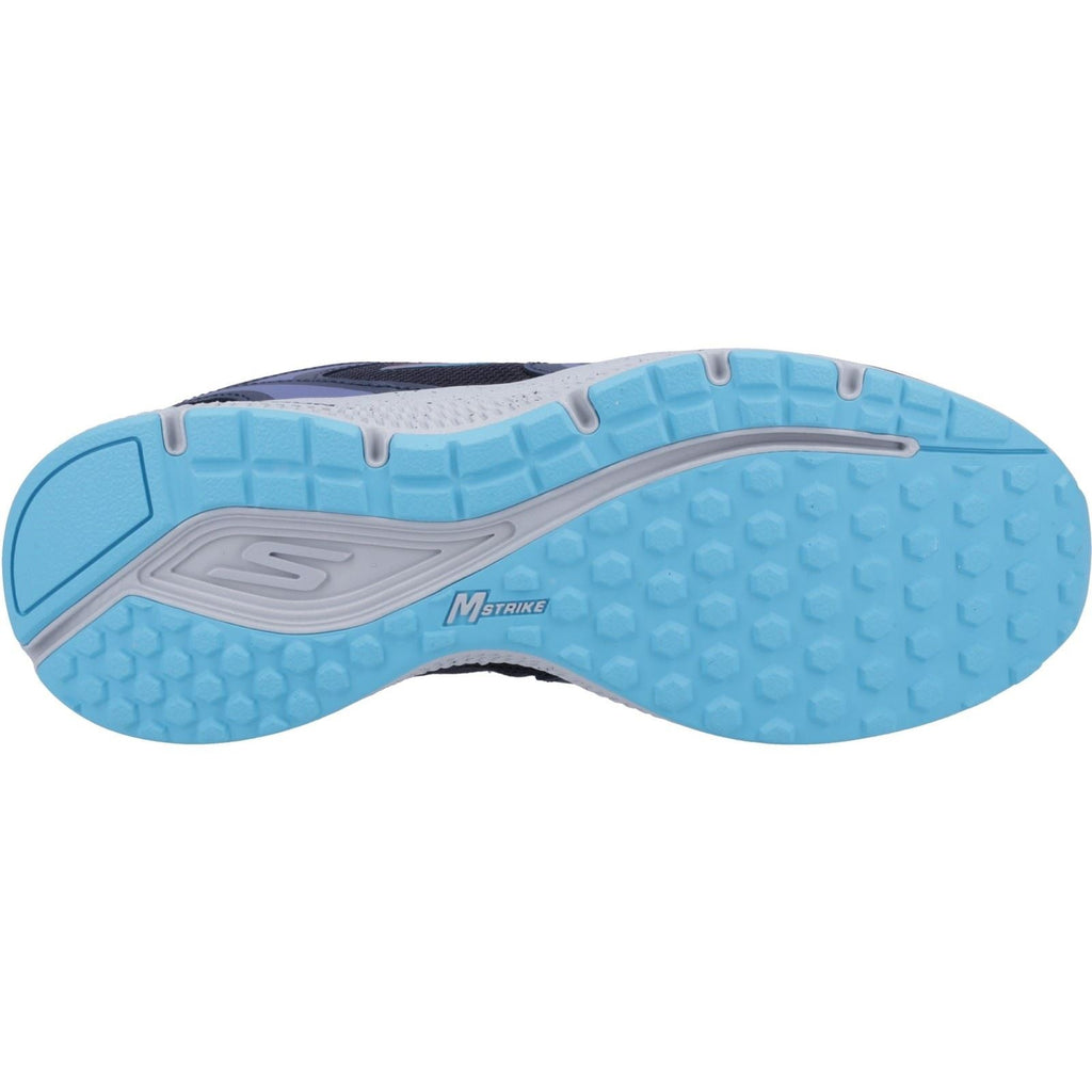 Skechers (GAR28285) Women's GO RUN Consistent - Vivid Horizon Trainer in Navy/Lavender 3 to 8