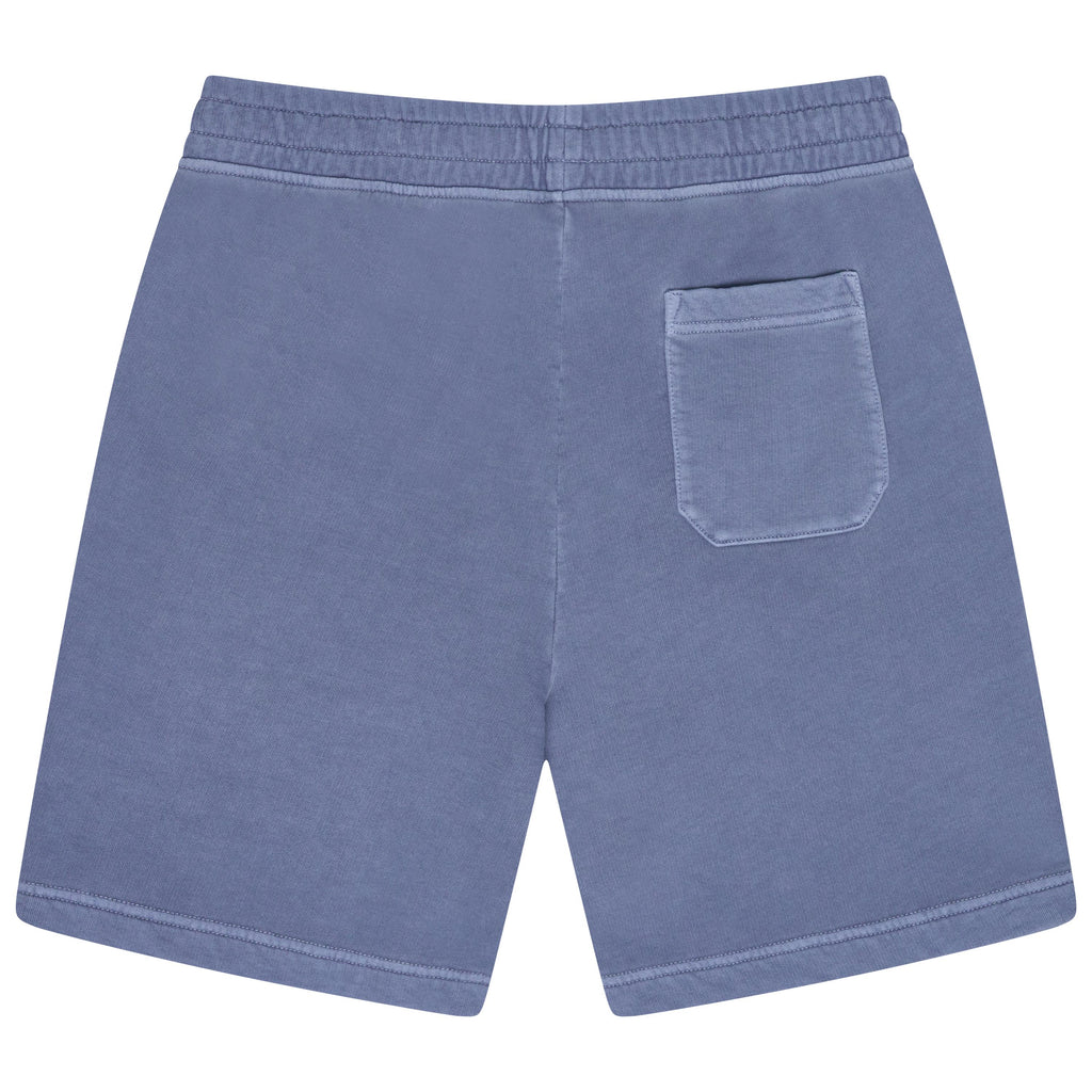 M&S Men's Relaxed Fit Pure Cotton Garment Dye Shorts Blue Green S–3XL 2 Pack