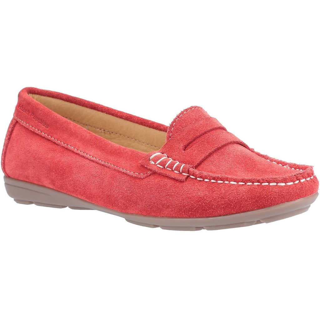 Hush Puppies Margot Slip Ons Ladies Shoes in Red