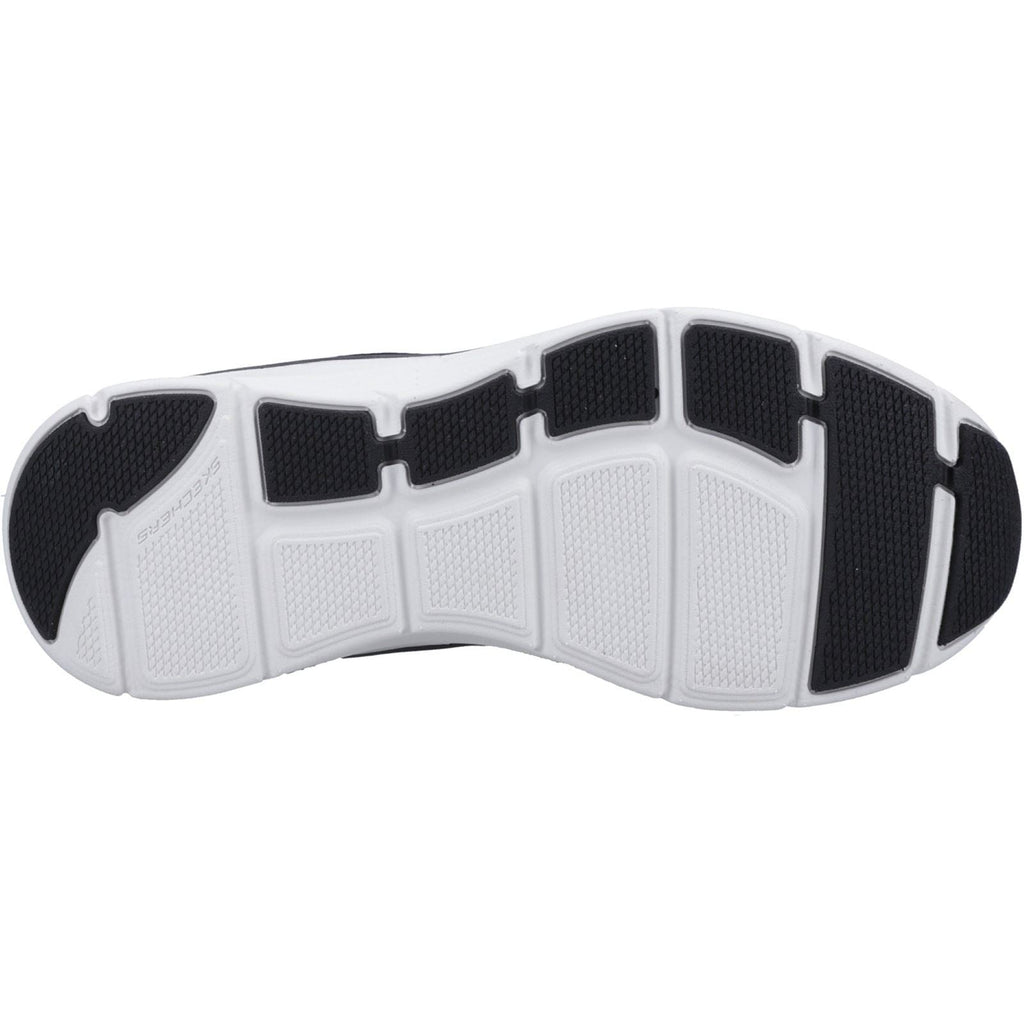 Skechers (GAR232501) Men's Arch Fit D'Lux Junction Trainers in Black/Red 6 to 12