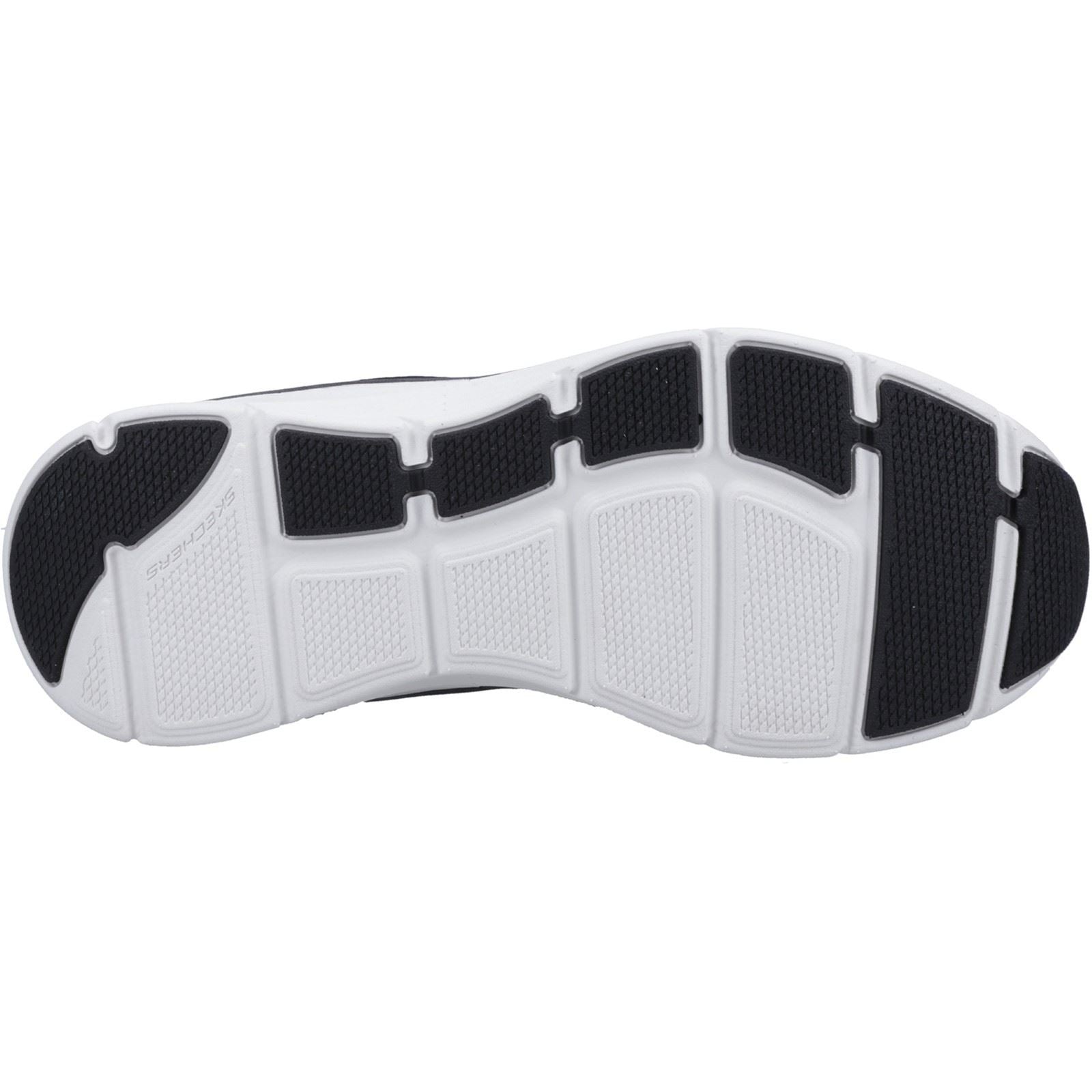 Skechers (GAR232501) Men's Arch Fit D'Lux Junction Trainers in Black/Red 6 to 12