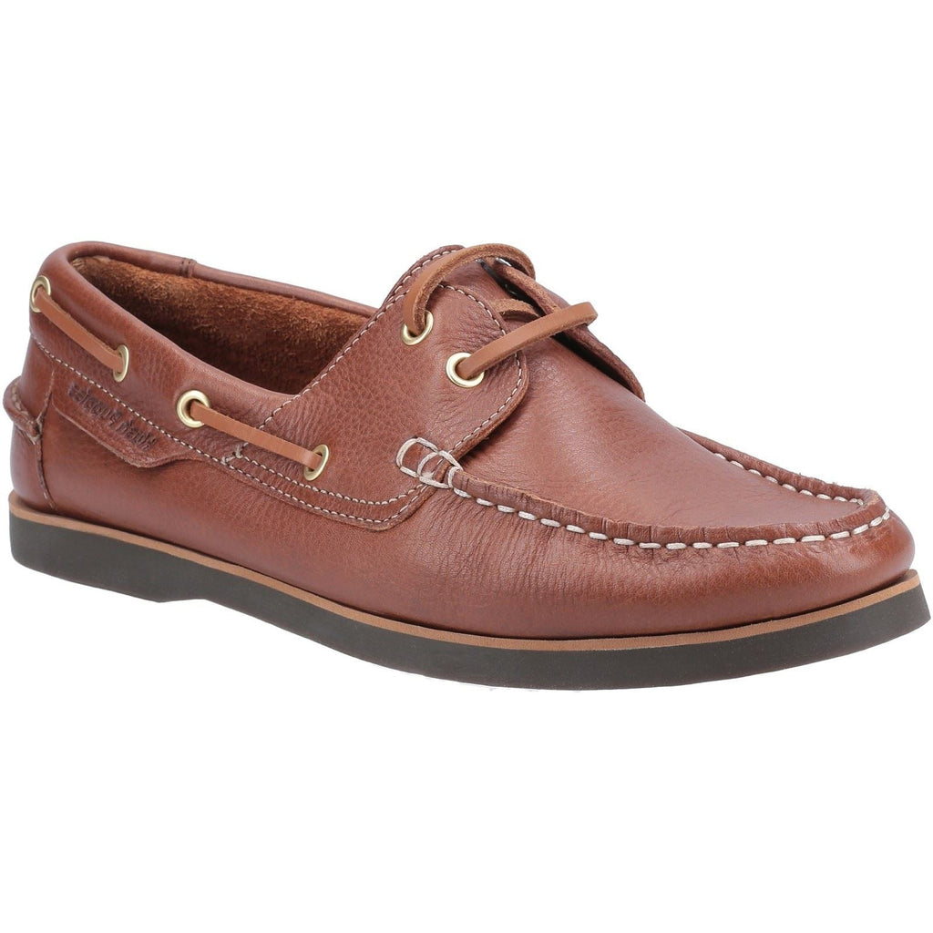 Hush Puppies Hattie Laces Ladies Shoes in Tan