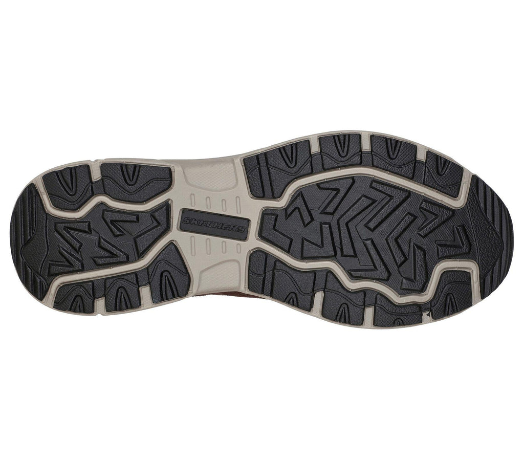 Skechers Men's Oak Canyon Sneaker Shoes in Chocolate in Size UK6 to UK13