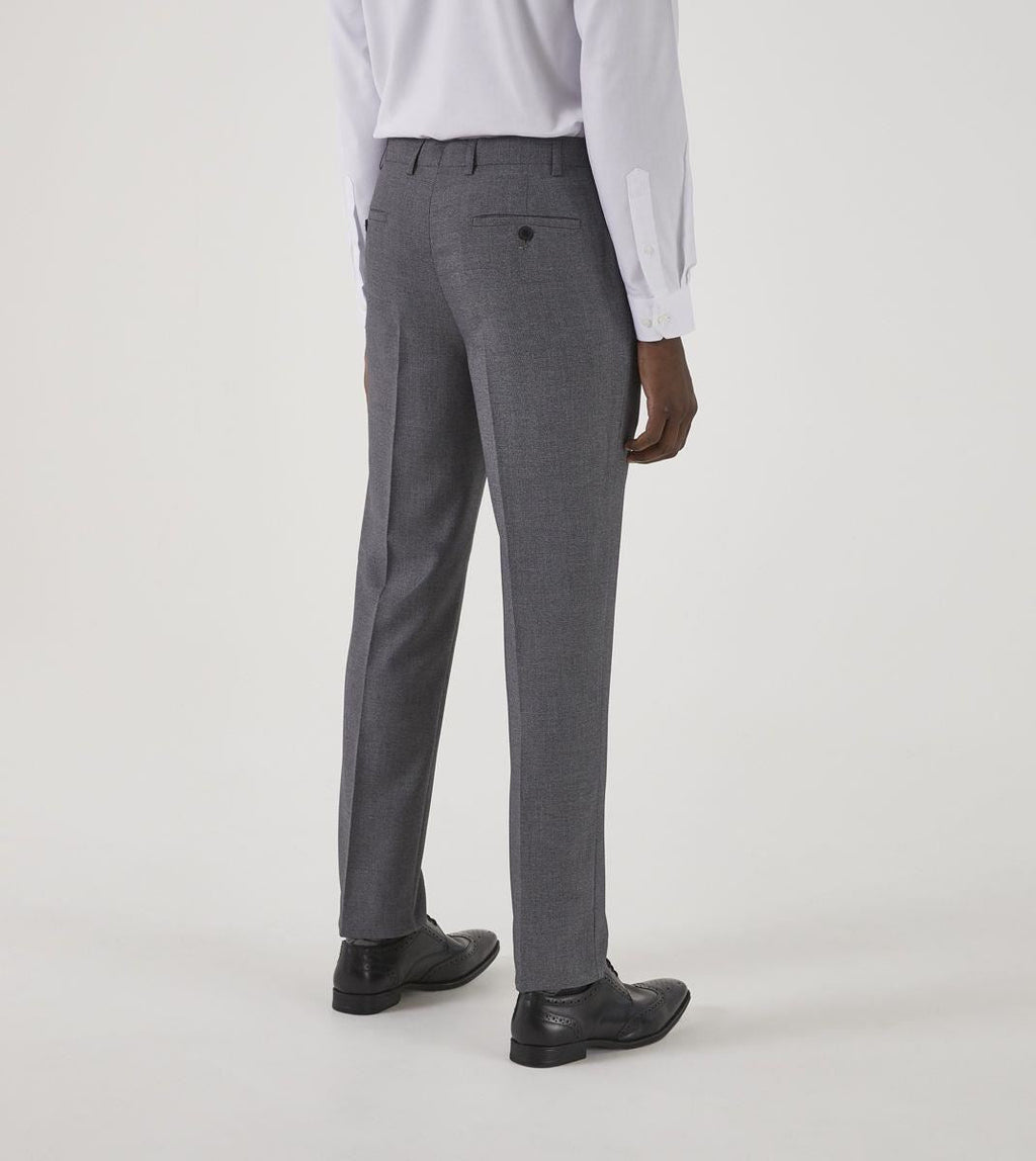 Skopes Men's Harcourt Slim Fit Suit Trouser in Silver Waist 30 to 46