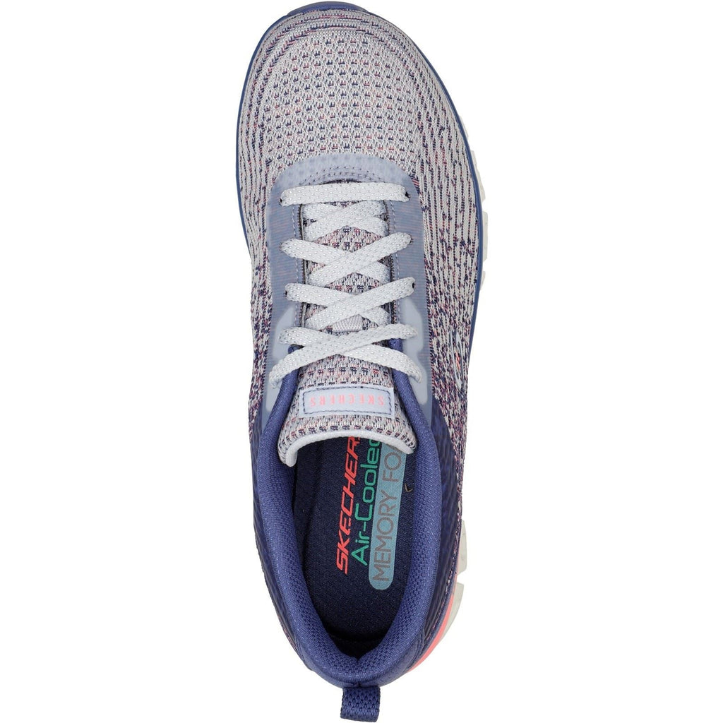 Skechers (GAR104325) Women's Glide-Step Head Start Shoes in Slate 3 to 8