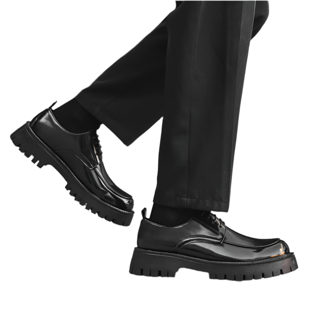 Men's Thick-soled Height-increasing Casual Leather Shoes