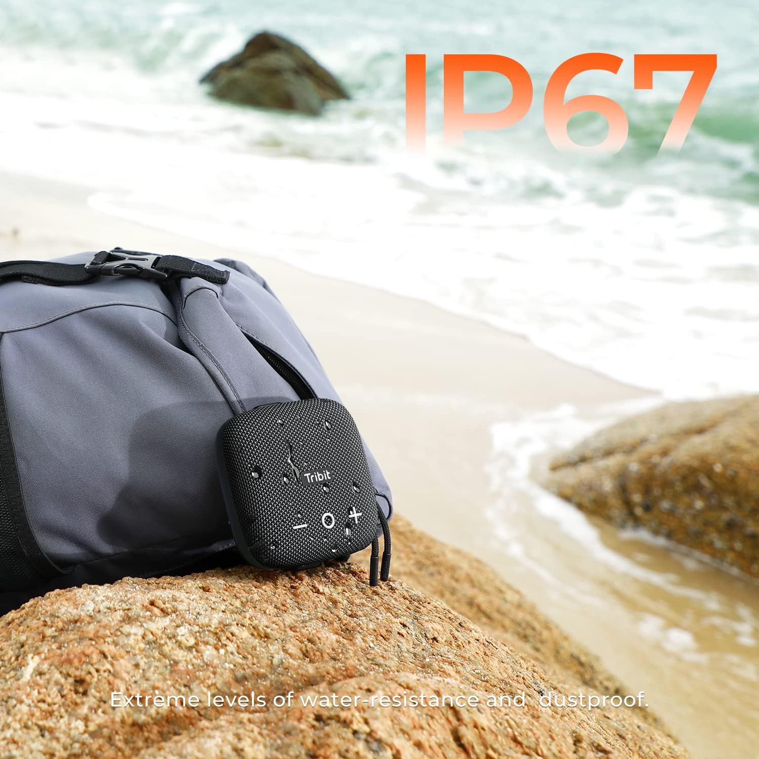 Tribit StormBox Micro 2 Bluetooth Speaker, IP67, XBass, Wireless Pairing