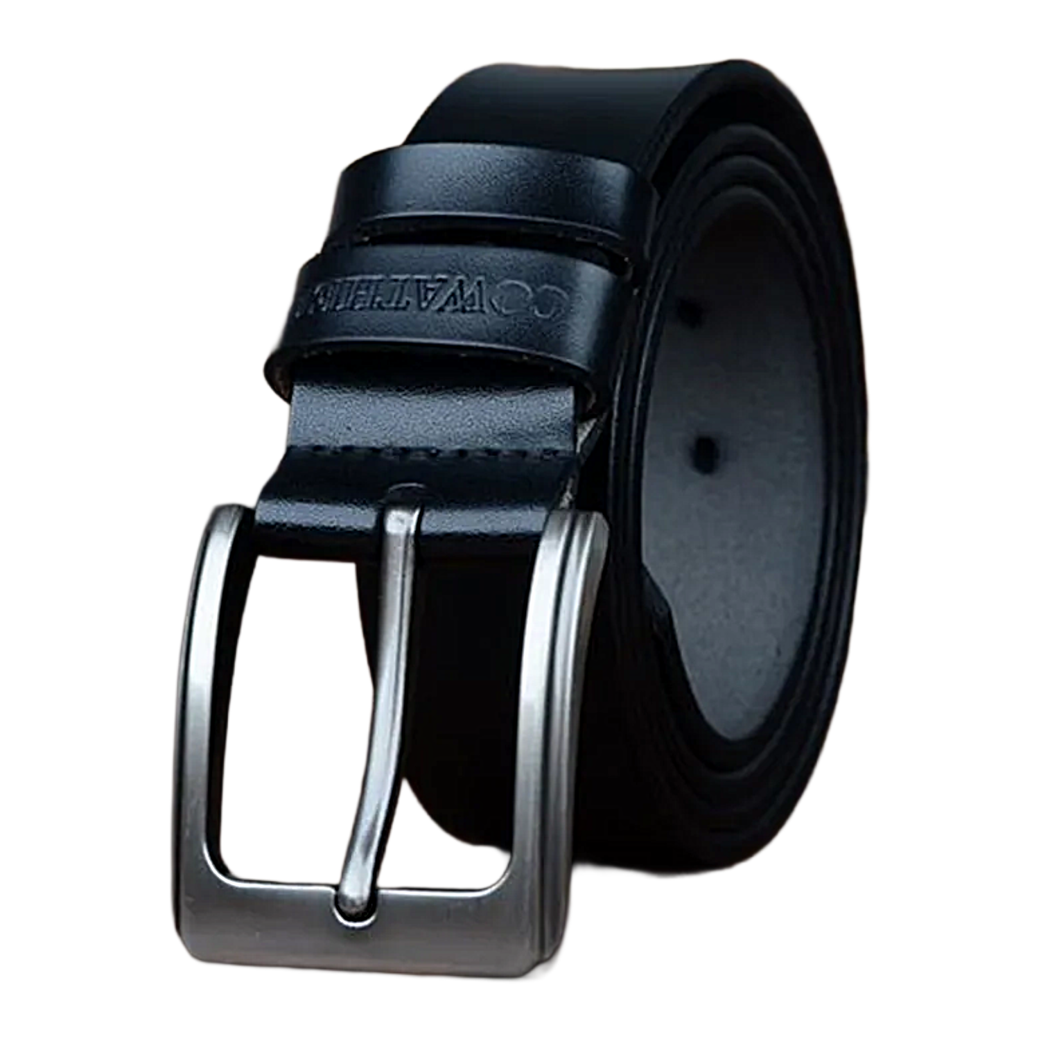 Mens Genuine Cowhide Leather Belt Vintage Pin Buckle 100–150cm XF001