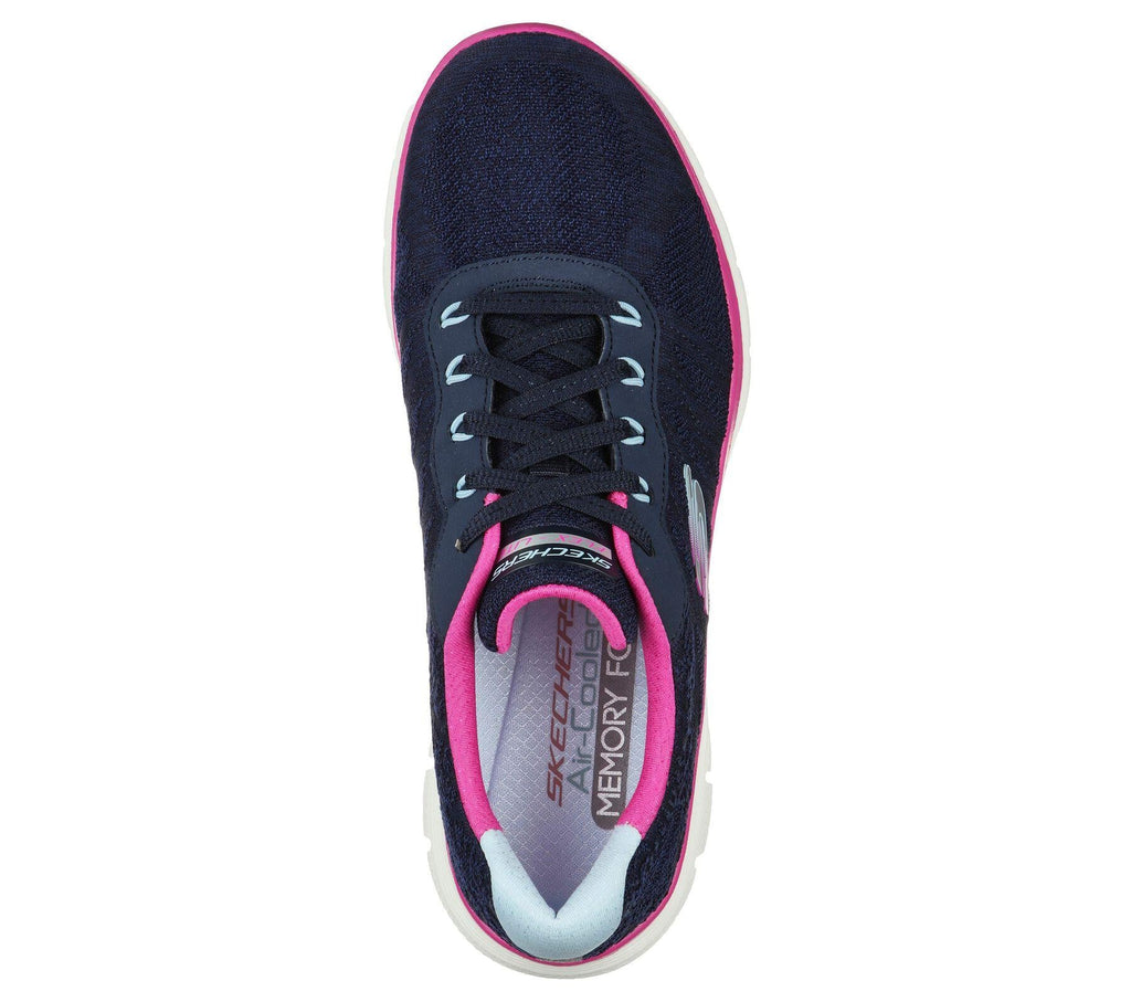 Skechers (GAR149570) Ladies Sports Flex Appeal 4.0 Fresh Move Shoes in UK 3 to 8