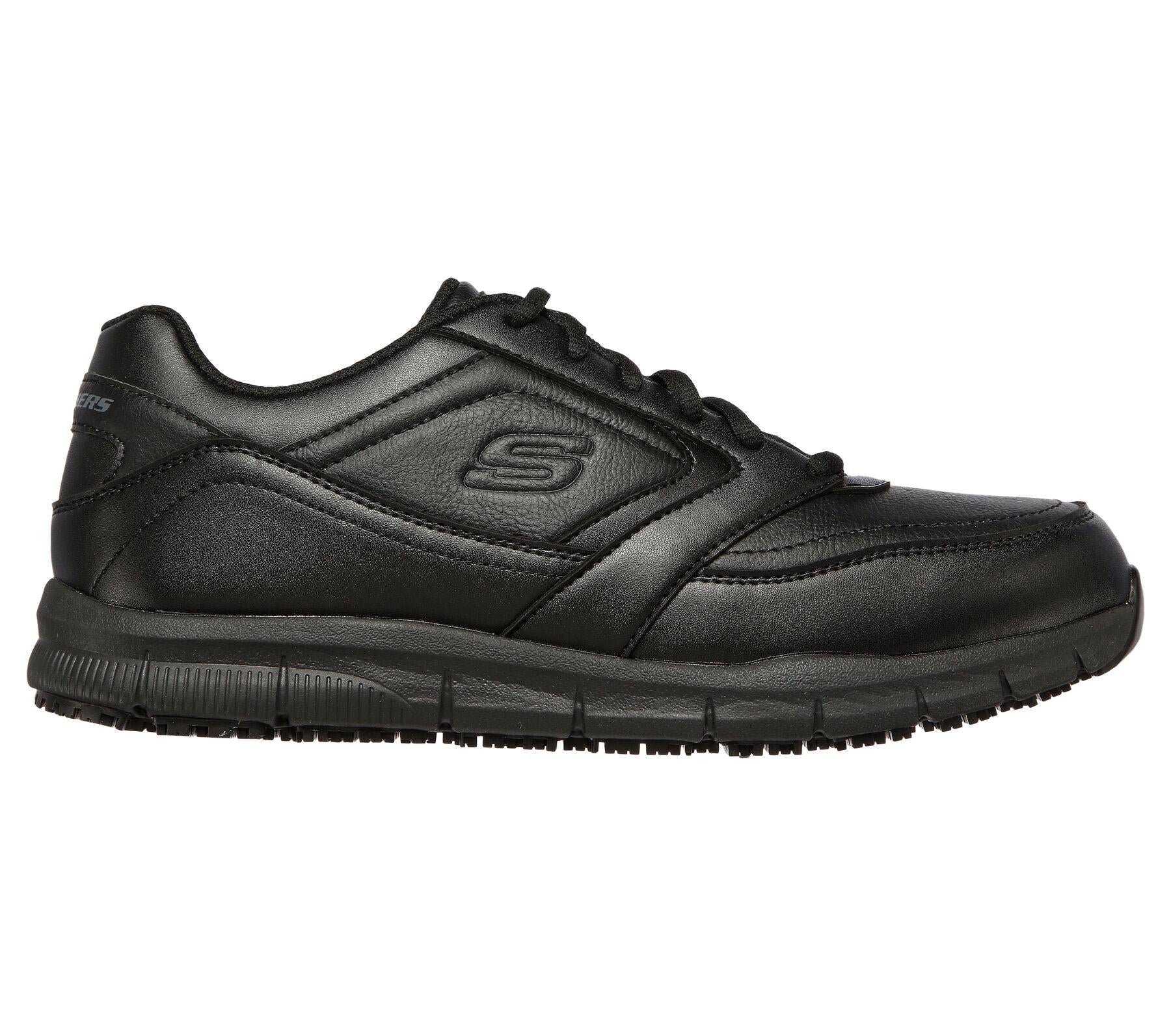 Skechers (77156EC) Mens Nampa Work Shoes in Black Size 8 to 12