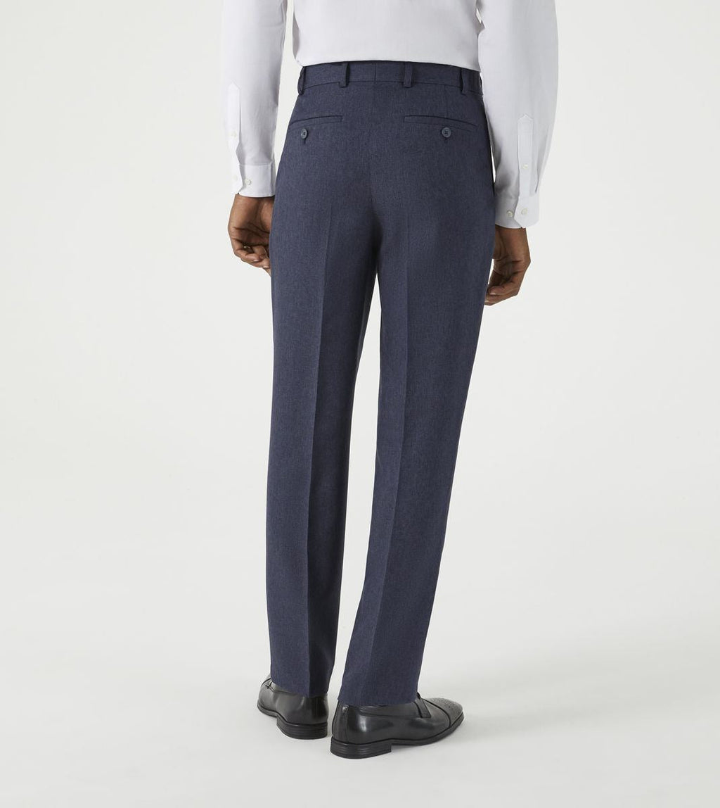 Skopes Brooklyn Regular Fit Trouser For Men in Airforce Blue, 32W to 48W