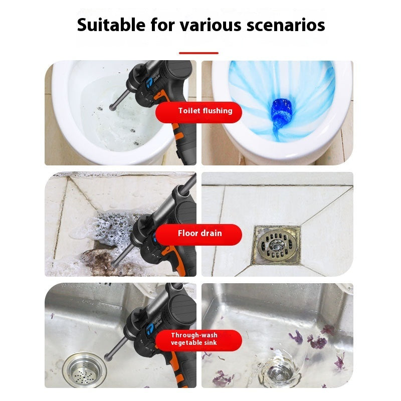 Pipe Drainage Facility Toilet Kitchen Sewer Dredging Tool