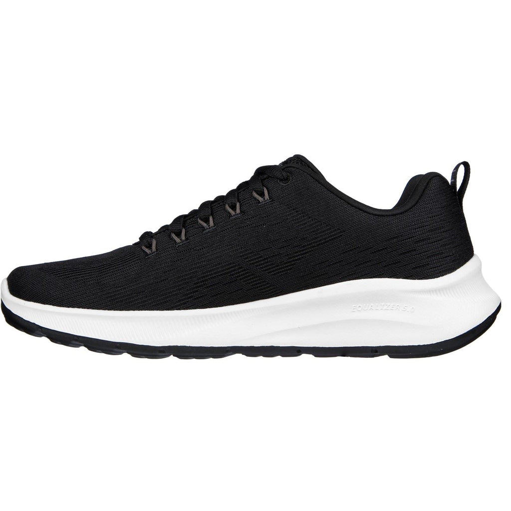 Skechers (GAR232519) Men's Equalizer 5.0 Trainers in Black/White 6 to 12