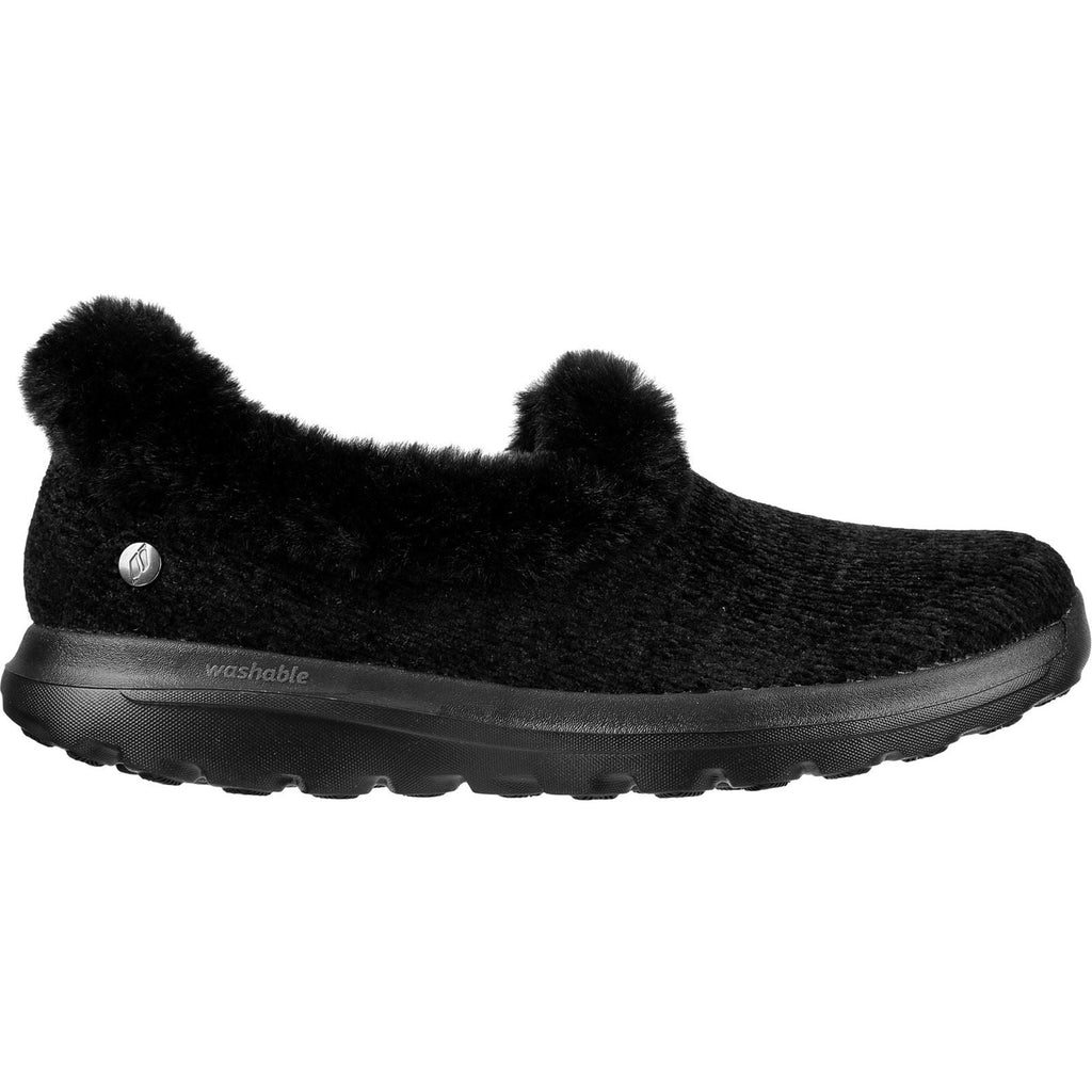 Skechers (GAR175051) Women's GOwalk Lounge Slippers in Black 3 to 8