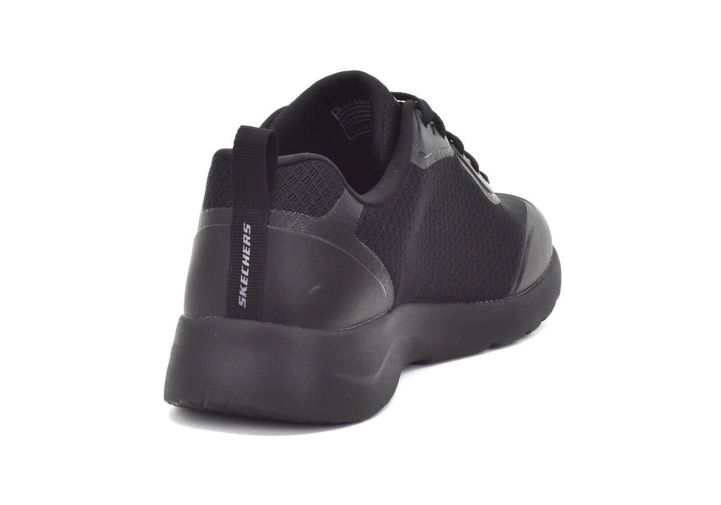 Men's Skechers Dynamight 2.0 Full Pace All Black Trainers Shoes