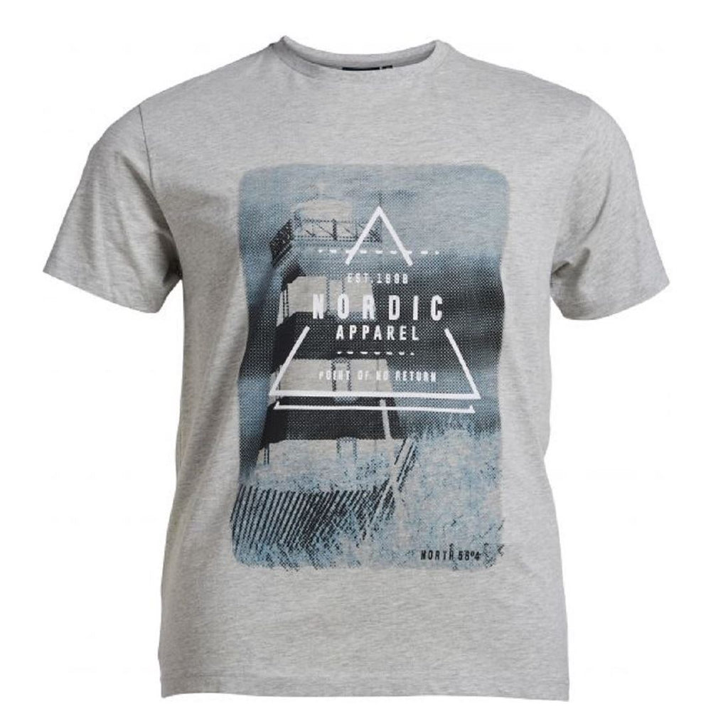 North 564 Mens Extra Tall Premium Cotton Printed Tee Shirts
