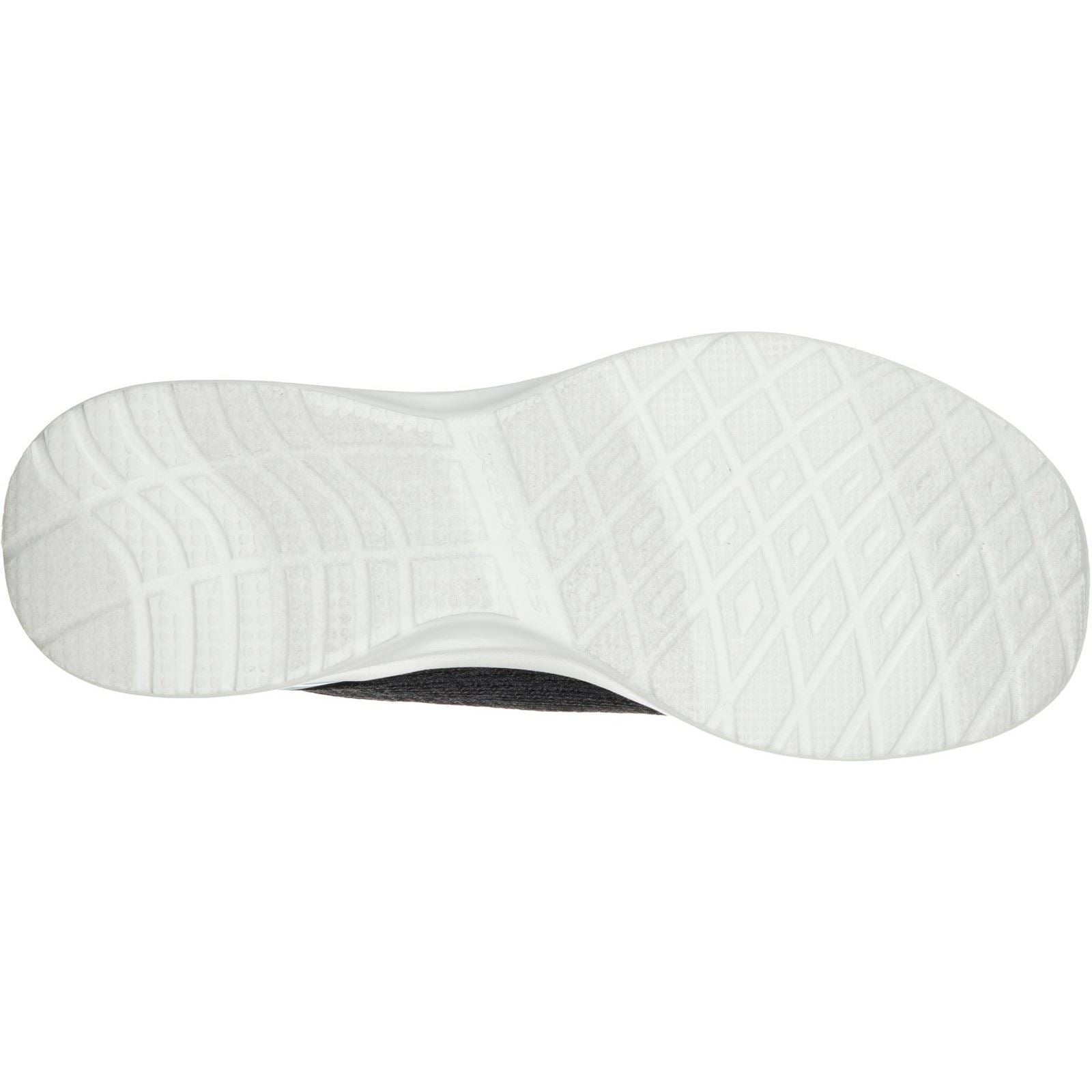 Skechers (GAR149340) Women's Skech-Air Dynamight Top Prize Wide Trainer in Black/Turq 4 to 8