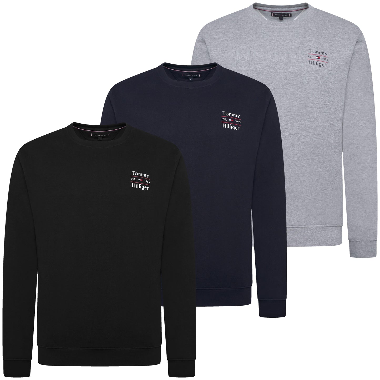 Tommy Hilfiger Men's Terry Crew Neck Sweatshirt | 3 Colours