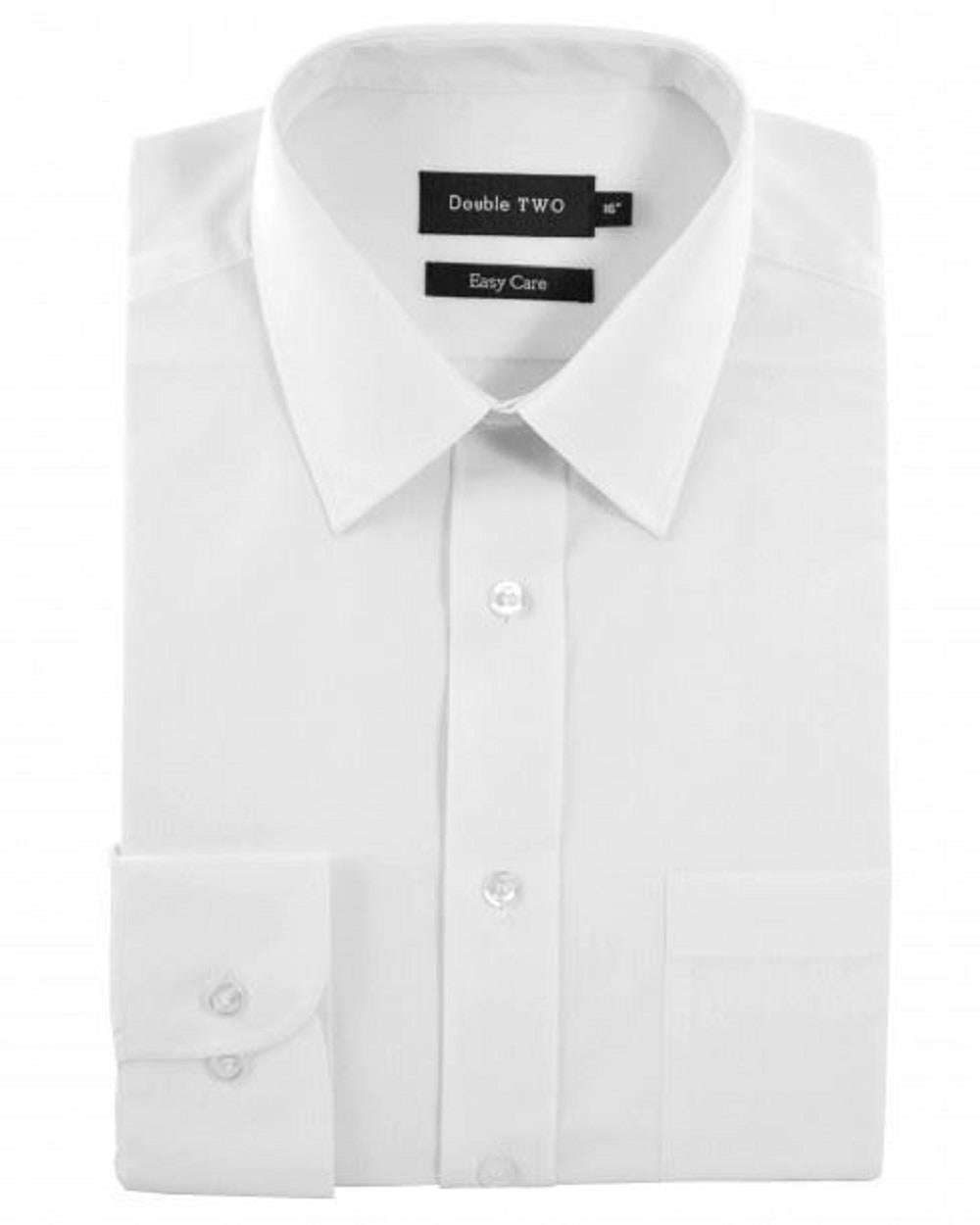 Double Two Men's Classic Fit Cotton Blend Long Sleeve Shirt (3300) in Size 14.5 to 18, For other sizes please search 3300