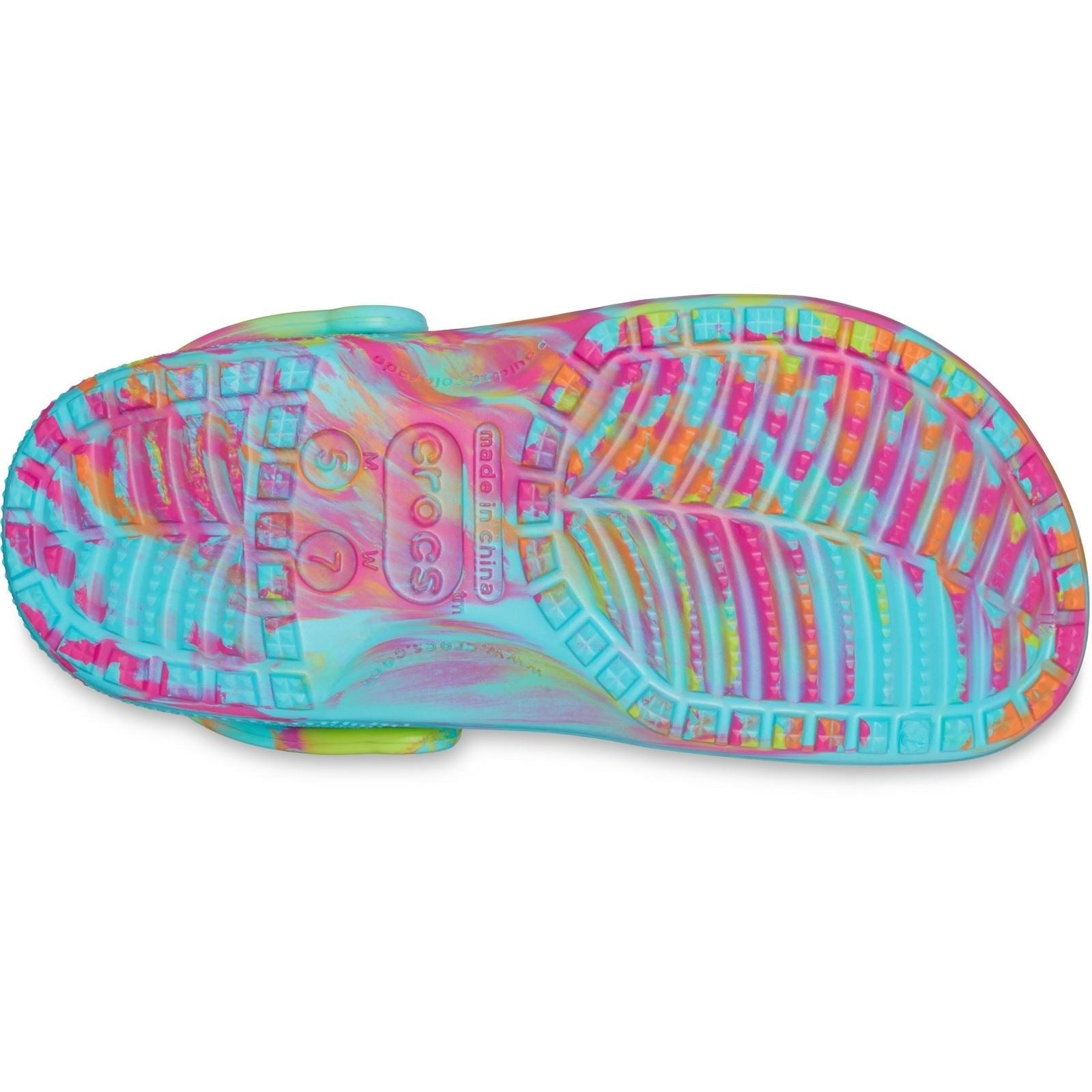 Crocs Unisex's Classic Marbled Clog in 2 Colours, Sizes 4 to 8