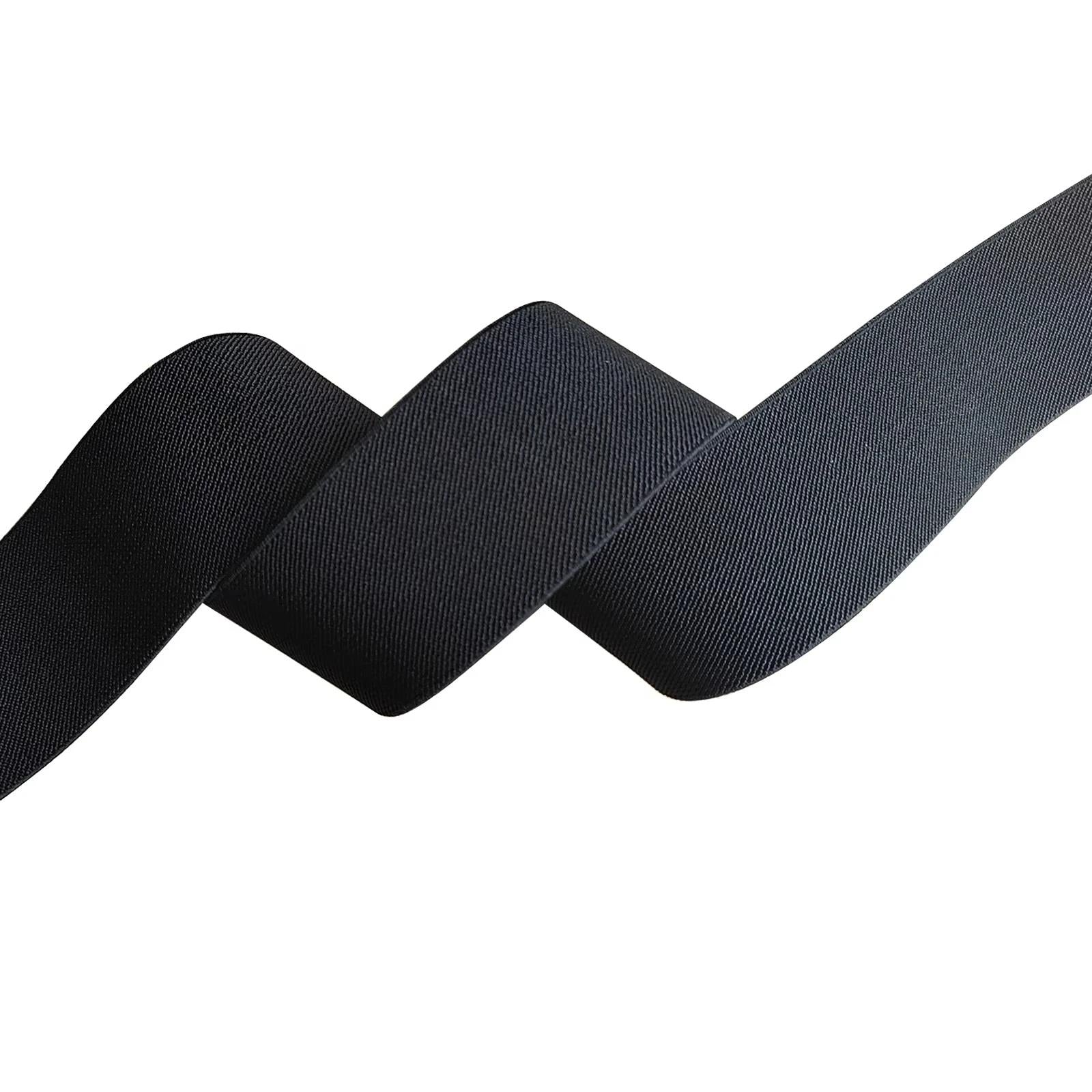 Fabrik Men's Big Size Heavy Duty Suspenders with 4 Strong Metal Clips in Black