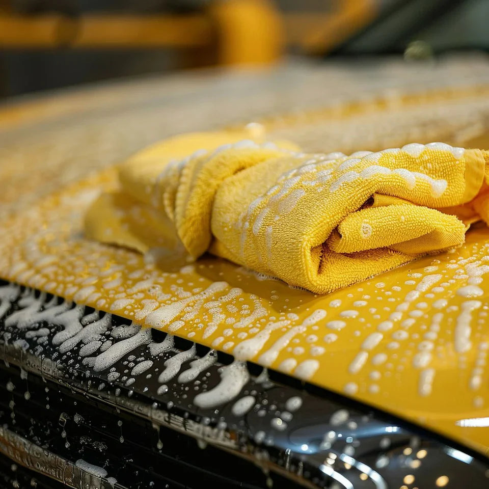 Kirkland Signature 40cm Ultra Plush Microfibre Towels Car Polishing Soft Cloths Cleaning Synthetic Reusable