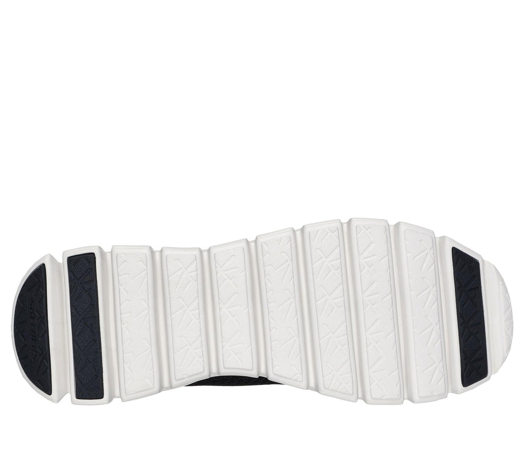 Skechers Slip On Sneaker Shoe For Men Glide-Step Noxus Slip-Ins Stretch Lace in Black, 5.5-13