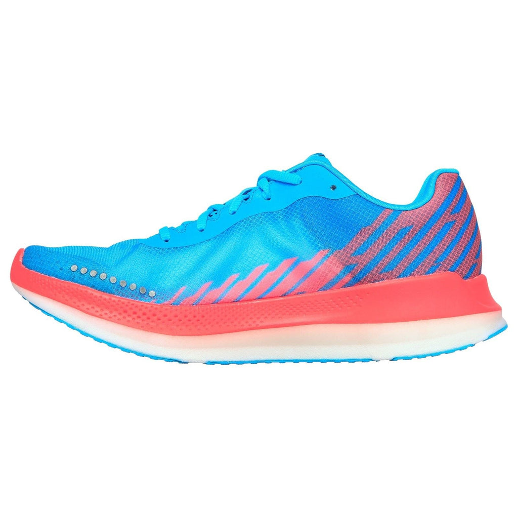 Skechers (GAR172004) Women's Go Run Razor Excess Sports Shoes in Blue/Coral 3 to 8