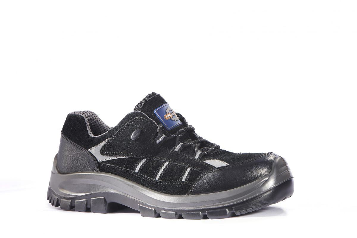 Proman Mens Non Metallic Protective Toecap and Midsole Safety Boots in Black