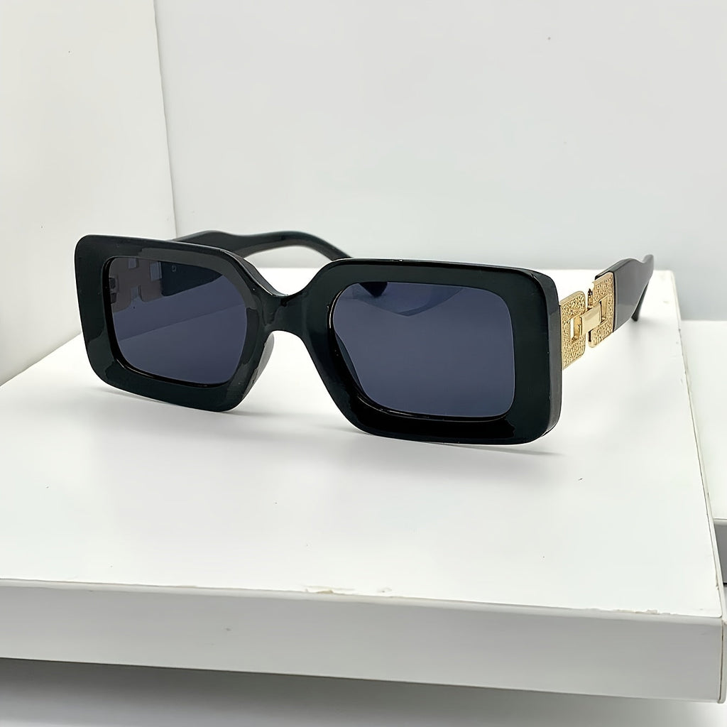 Women's Y2K-Inspired Square Fashion Glasses with PC Lenses & Polycarbonate Frame