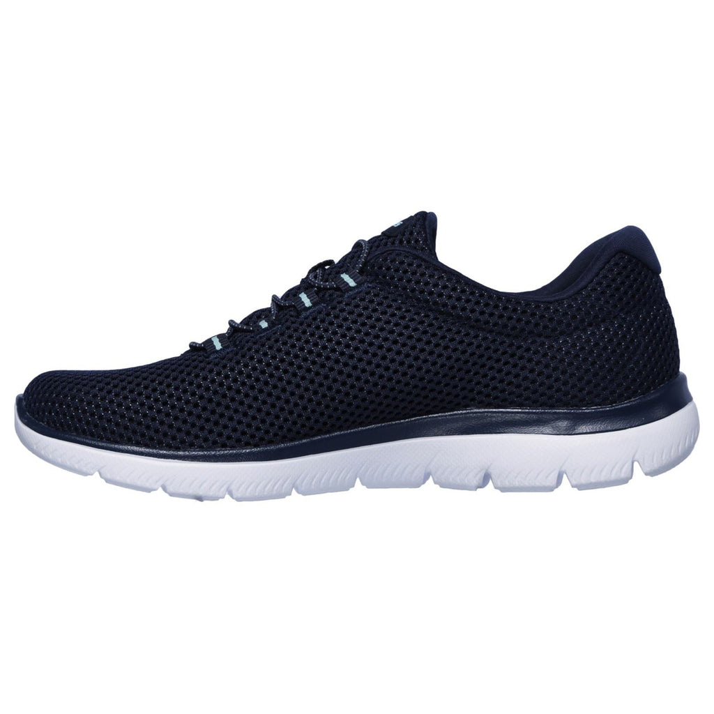 Skechers Summits Sports Shoes Ladies Sports in  Navy/Light Blue