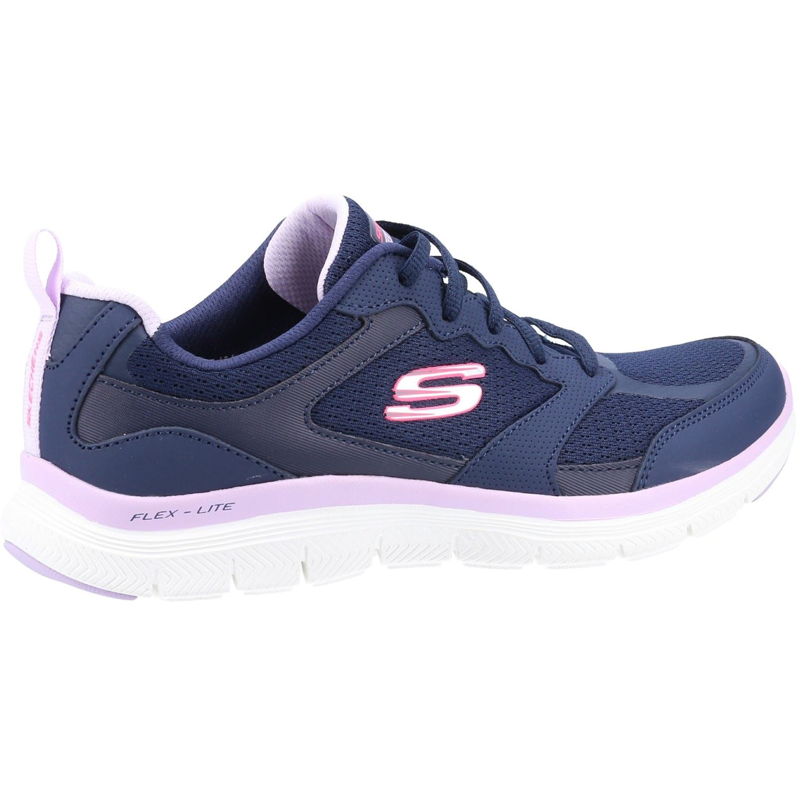 Skechers Flex Appeal 4.0 Active Flow Sport Shoes Ladies Sports in Navy