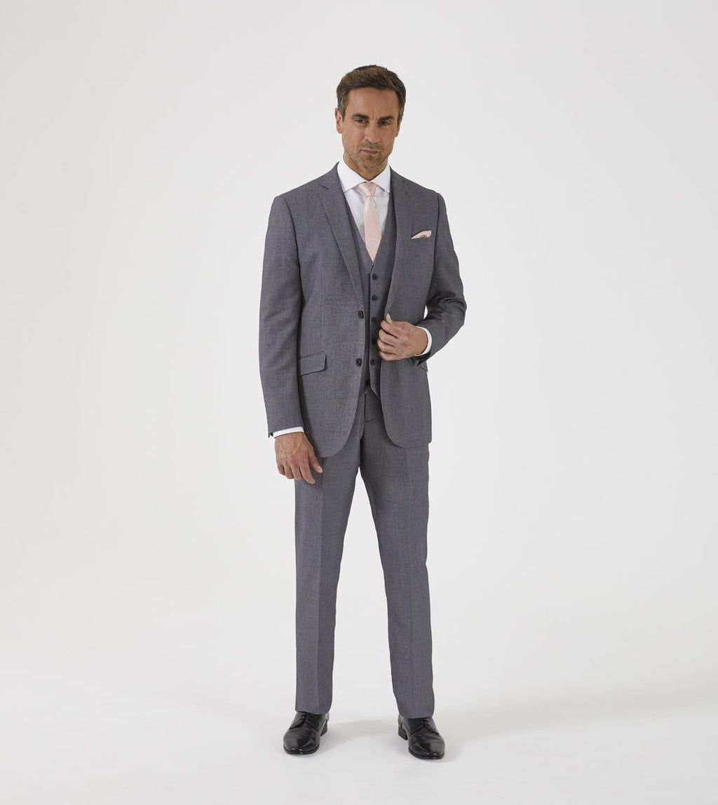 Skopes Men's Tailored Fit Harcourt Jacket in Silver 34 Short to 68 Long