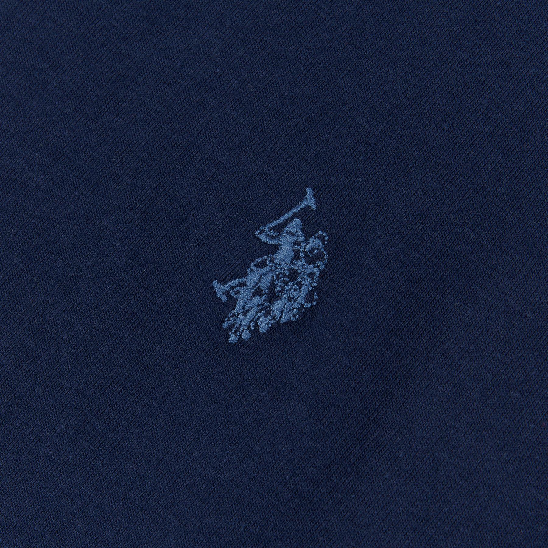 Men U.S. Polo Assn. Uspa Pure Cotton Plain T-Shirt With Small Logo