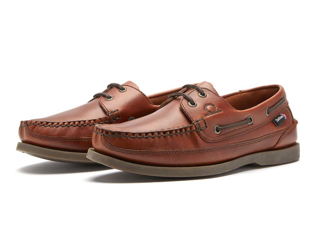 Chatham Mens Kayak II G2 Leather Boat Shoes in Seahorse